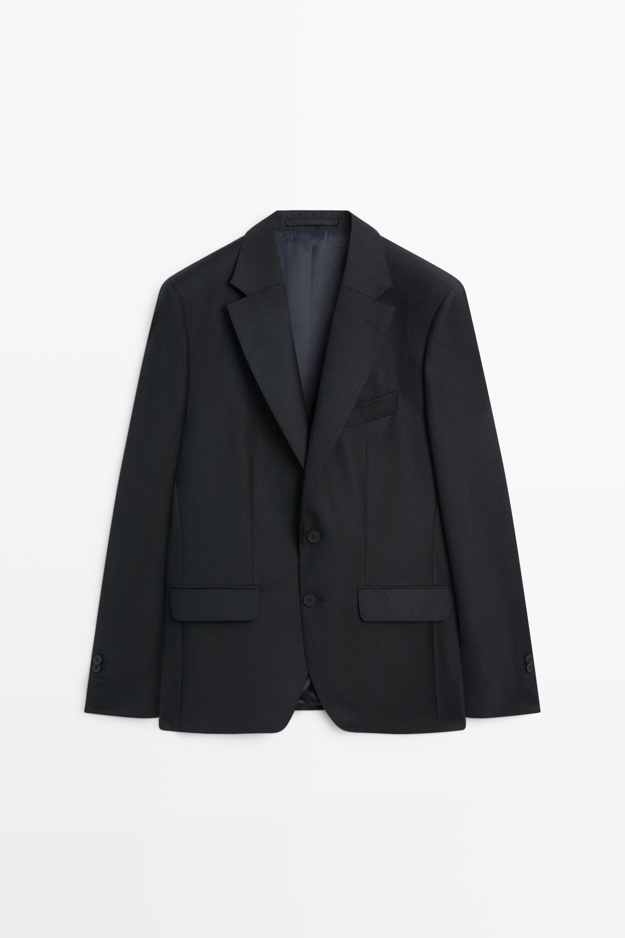 100% Wool Suit Blazer